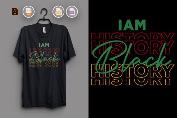 Black History Month T-shirt Design Vol13: A Visual Statement