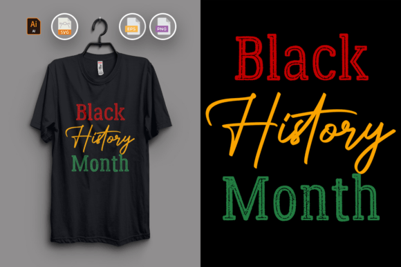 Celebrate Culture with Black History Month T-shirt Design Vol.6