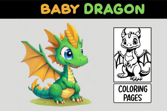 Enchanting Baby Dragon Coloring Pages for Creative Projects