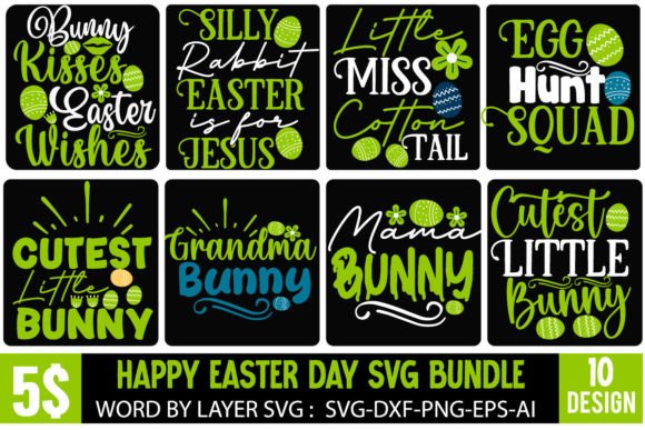 Happy Easter Day SVG Bundle: Your Ultimate Creative Toolkit