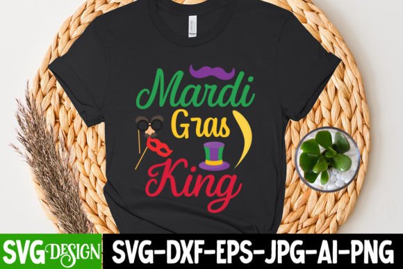 Mardi Gras King SVG Cut File: Royalty for Your Crafts