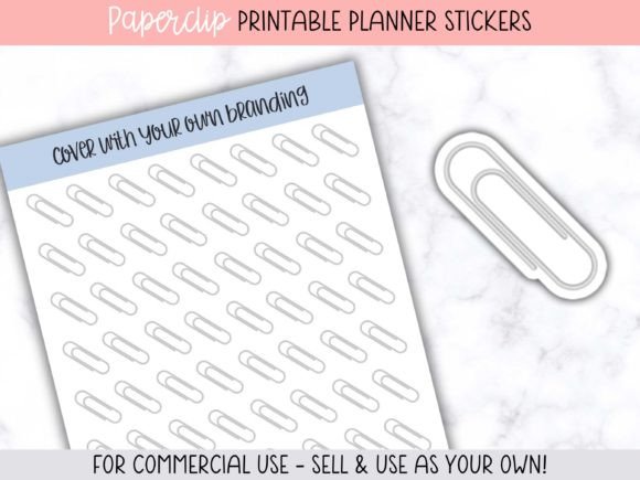 Paperclip Printable Planner Stickers: Your Shortcut to a Stocked Shop