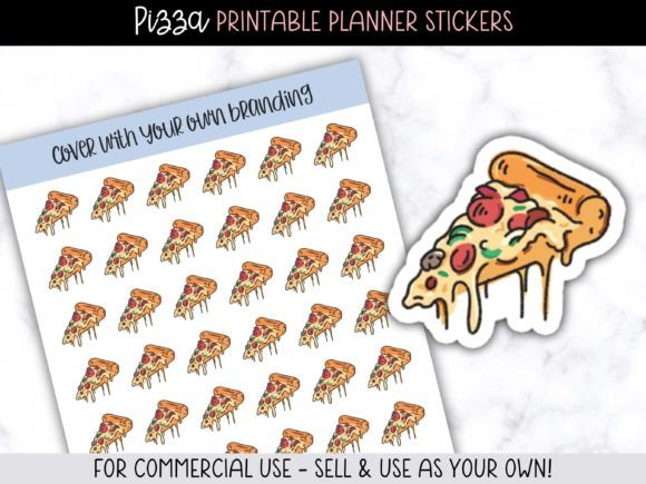 Pizza Icon Planner Stickers: Your Shortcut to a Stocked Shop