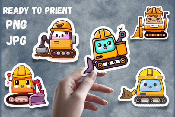Printable Construction Machine Stickers: A Complete Guide