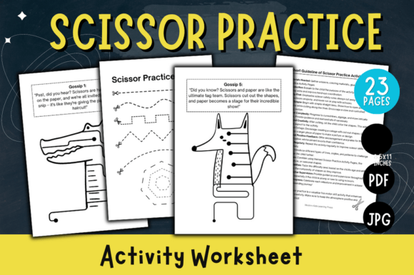 Scissor Practice Activity Worksheet: Building Essential Skills