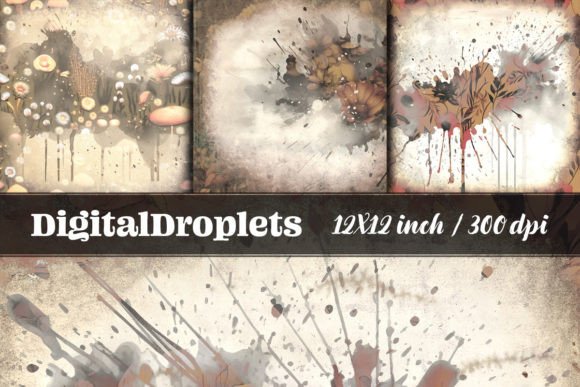 Splattered Wildlings Vol.7: Organic Texture for Modern Design
