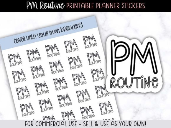 Streamline Your Etsy Shop with PM Routine Planner Stickers