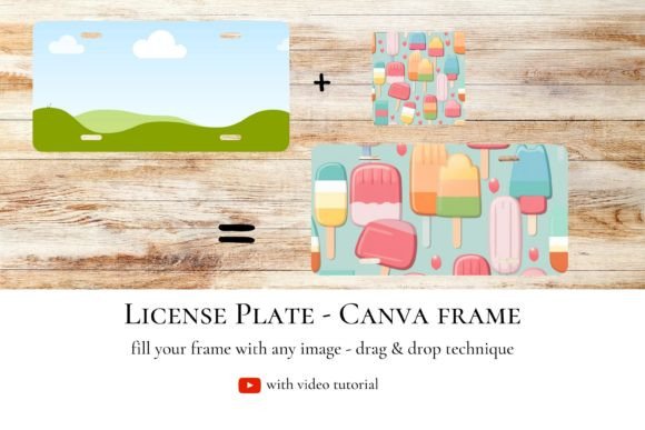 Transform Your Brand with the License Plate - Canva Frame