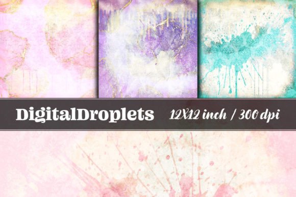 Unleash Organic Texture: The Faded Drips Vol.1 Collection