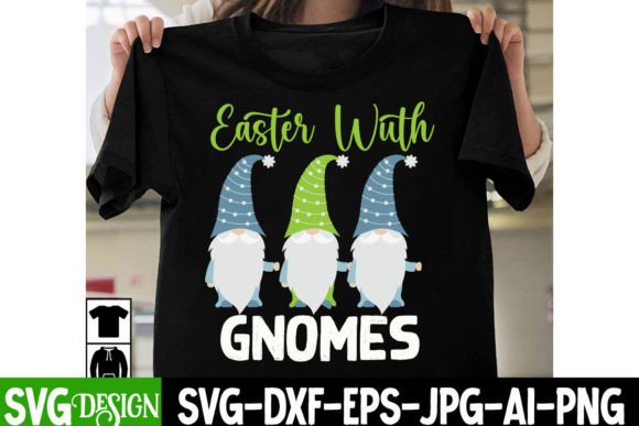 Unleash Whimsy with Easter with Gnomes SVG Cut File